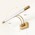 Vägglampa badrum sekelskifte - Bild 5