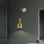 Vägglampa mässing retro - Bild 2