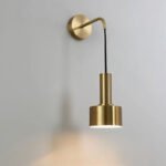 Vägglampa mässing retro - Bild 8