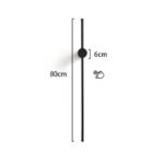 Vägglampa svart mässing - Bild 8