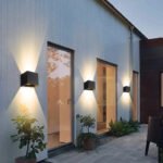 Vägglampa svart utomhus - Bild 2