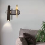 Vägglampa otan lantlig guld led inkluderat inomhus - Bild 3