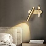 Vägglampa otan lantlig guld led inkluderat inomhus - Bild 7