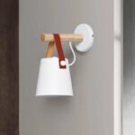 Vägglampa i trä - Bild 7