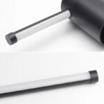 Vägglampa svart mässing - Bild 4