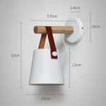 Vägglampa i trä - Bild 11