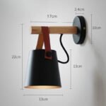 Vägglampa i trä - Bild 12