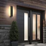 Utomhus vägglampa led