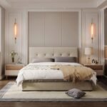 Vägglampa 30 cm glas avlång