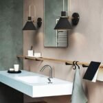 Retro vägglampa klämfäste