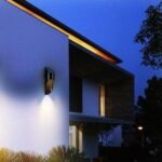 Billig vägglampa utomhus