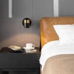 Sovrums vägglampa koppar