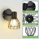 Vägglampa svart smide - Bild 4