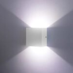 Vägglampa sovrum vit - Bild 4