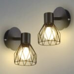 Vägglampa svart smide - Bild 7