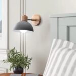 Vägglampa retro mässing