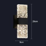 Vägglampa mässing glas - Bild 8