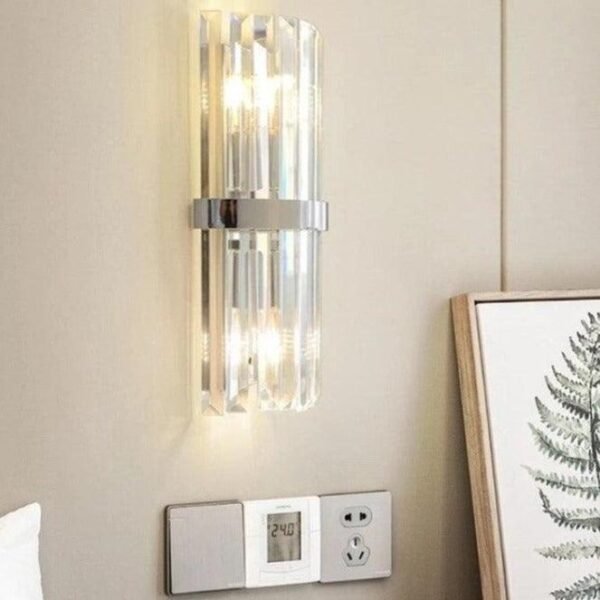 Vägglampa glas retro