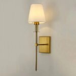 Vägglampa mässing retro - Bild 5