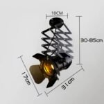 Retro vägglampa 50 tal - Bild 5