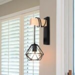 vägglampa trä retro - Bild 4