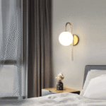 Vägglampa mässing arm - Bild 6