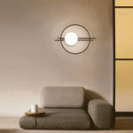 Vägglampa mässing arm - Bild 9