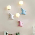 Vägglampa barn björn