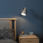 Mässing vägglampa - Bild 5