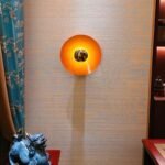 Platt rund vägglampa - Bild 2