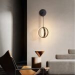 Vägglampa mässing kvist - Bild 6