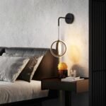 Vägglampa mässing kvist - Bild 4