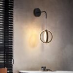 Vägglampa mässing kvist - Bild 5