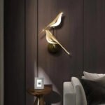 Vägglampa mässing sovrum - Bild 3