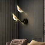 Vägglampa mässing sovrum - Bild 4