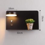 Vägglampa mässing fast installation - Bild 4