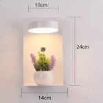 Vägglampa mässing fast installation - Bild 3