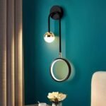 Vägglampa fast installation inomhus