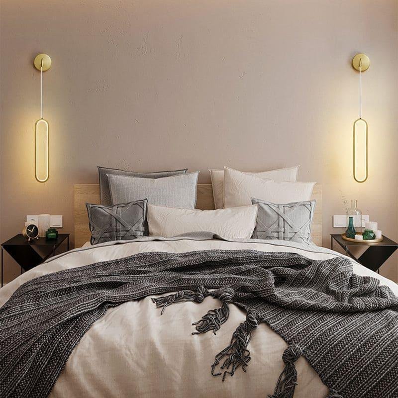 appliqueledmurale_4 Vägglampa retro mässing - Bild 1