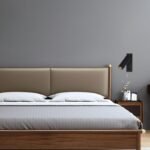 Svart vägglampa sovrum