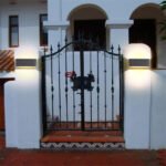 Vägglampa utomhus halvbåge - Bild 8