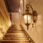 Vägglampa 0-tal koppar utomhus