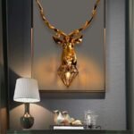 Stor vägglampa koppar inomhus - Bild 3