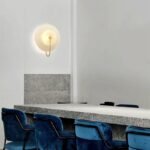 Vägglampa glas gammal - Bild 5